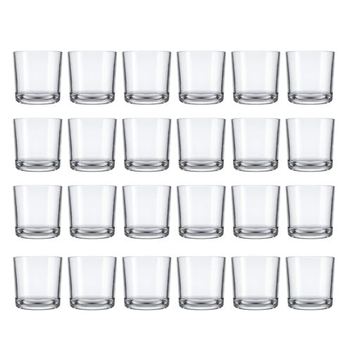 Kit 24 Copos Nadir Bar Rocks em Vidro Transparente 265ml 5027232c